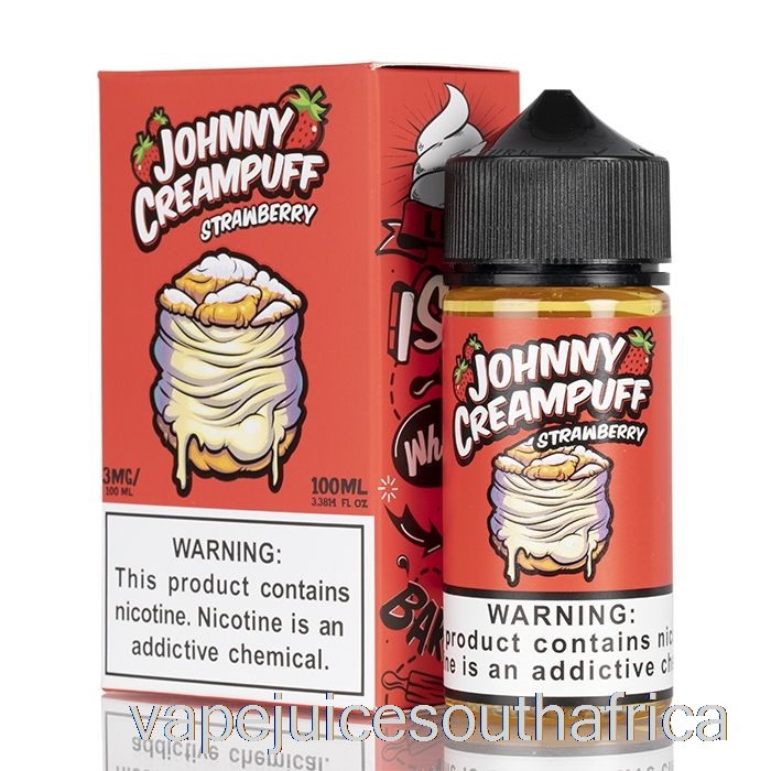 Vape Juice South Africa Strawberry - Johnny Creampuff - 100Ml 0Mg